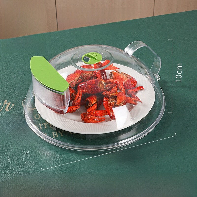 Splash Cover for Microwave Food Heating