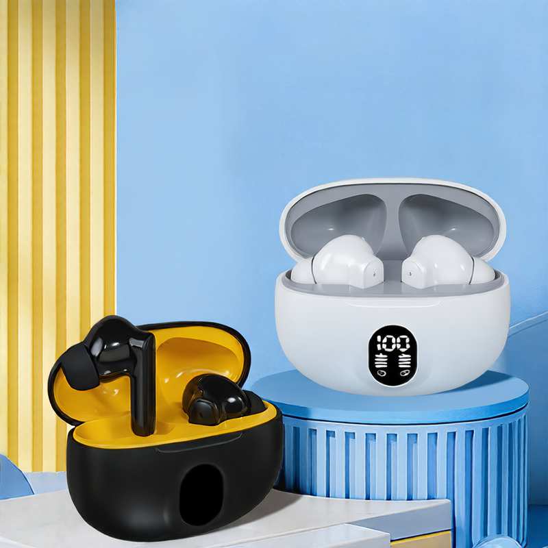 Digital Display Bluetooth Headphones