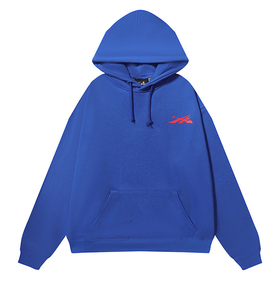 Retro-loose Hooded Sweatshirt