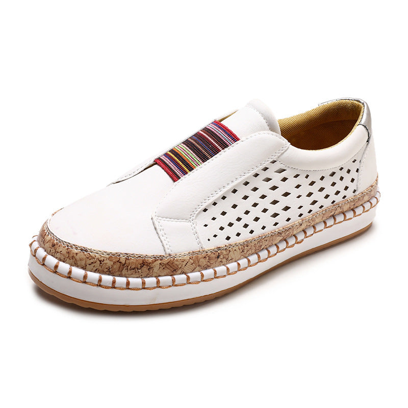 Retro Women Flat Slip-On Shoes