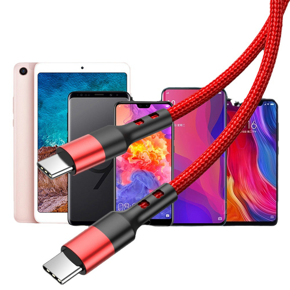 USB Type-C to USB Type-C / Type-C to Lightning Charging Cable