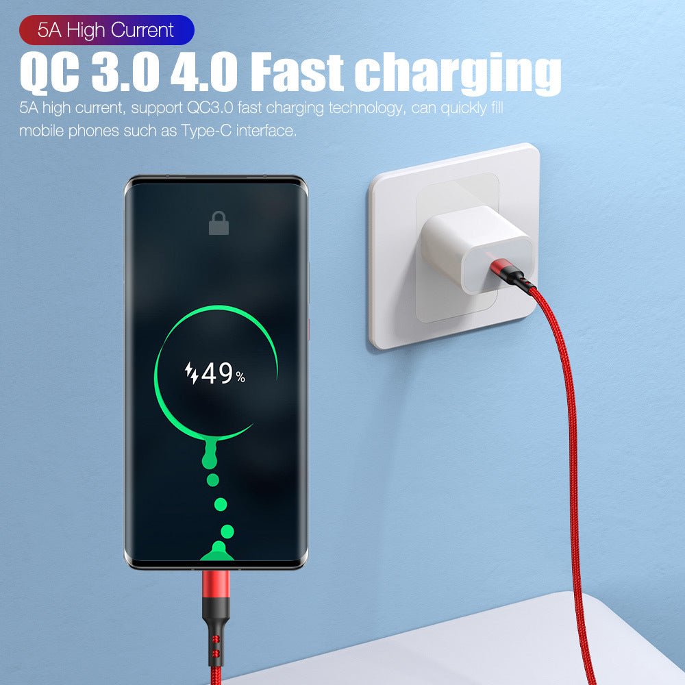 USB Type-C to USB Type-C / Type-C to Lightning Charging Cable