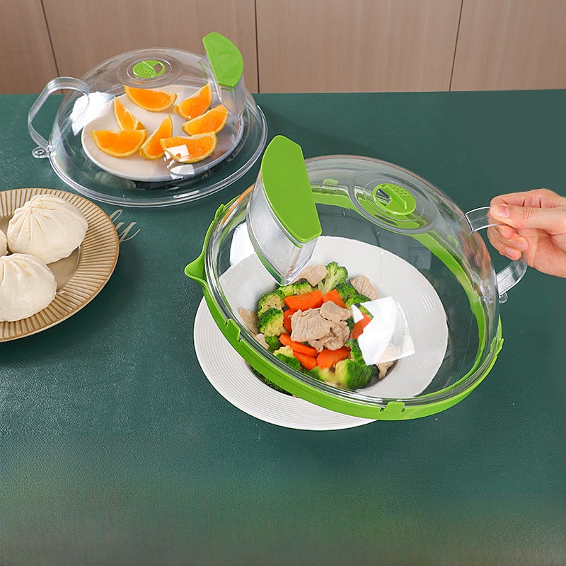 Splash Cover for Microwave Food Heating