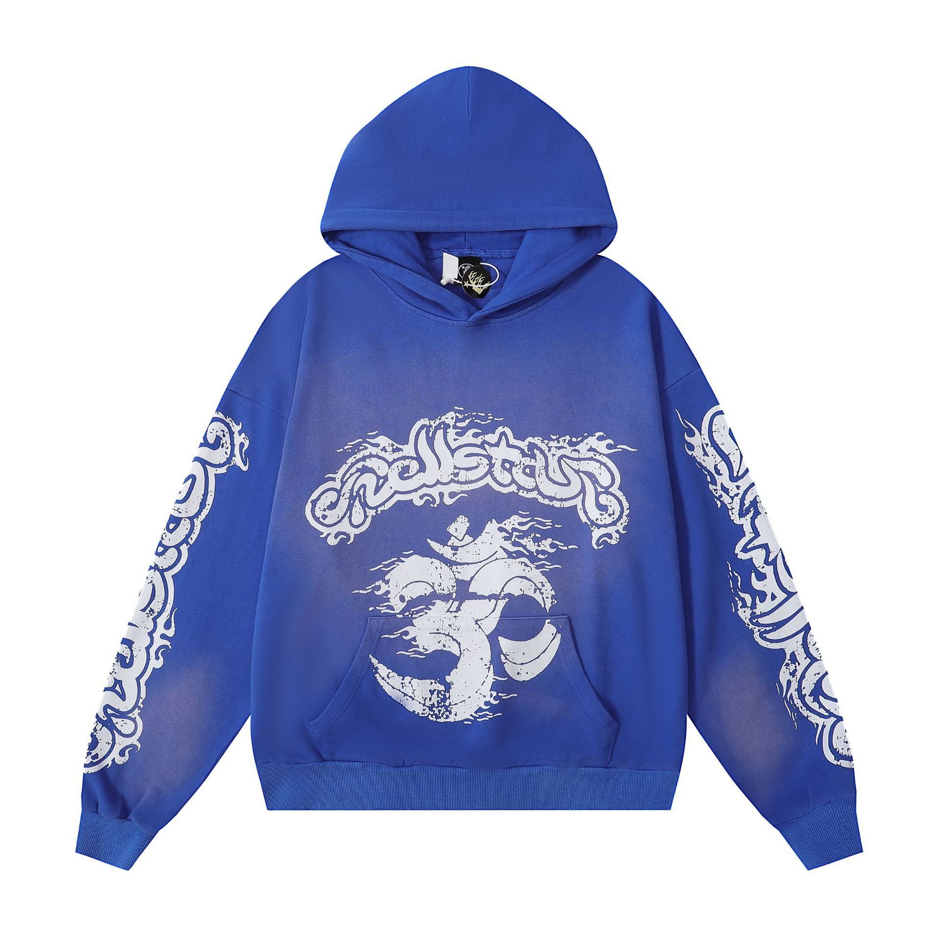 Retro-loose Hooded Sweatshirt