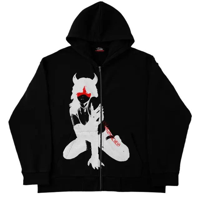 Y2K Fashion Hooded Sweatshirt