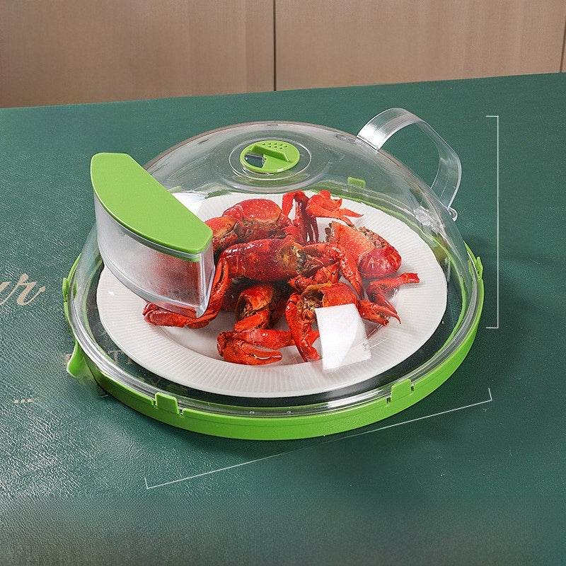 Splash Cover for Microwave Food Heating