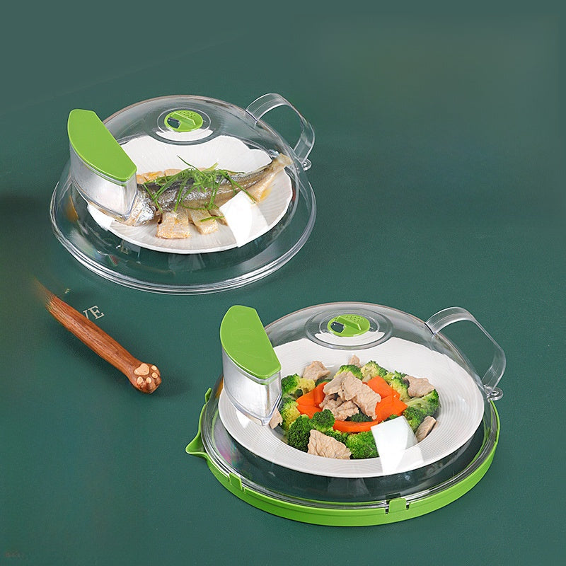 Splash Cover for Microwave Food Heating