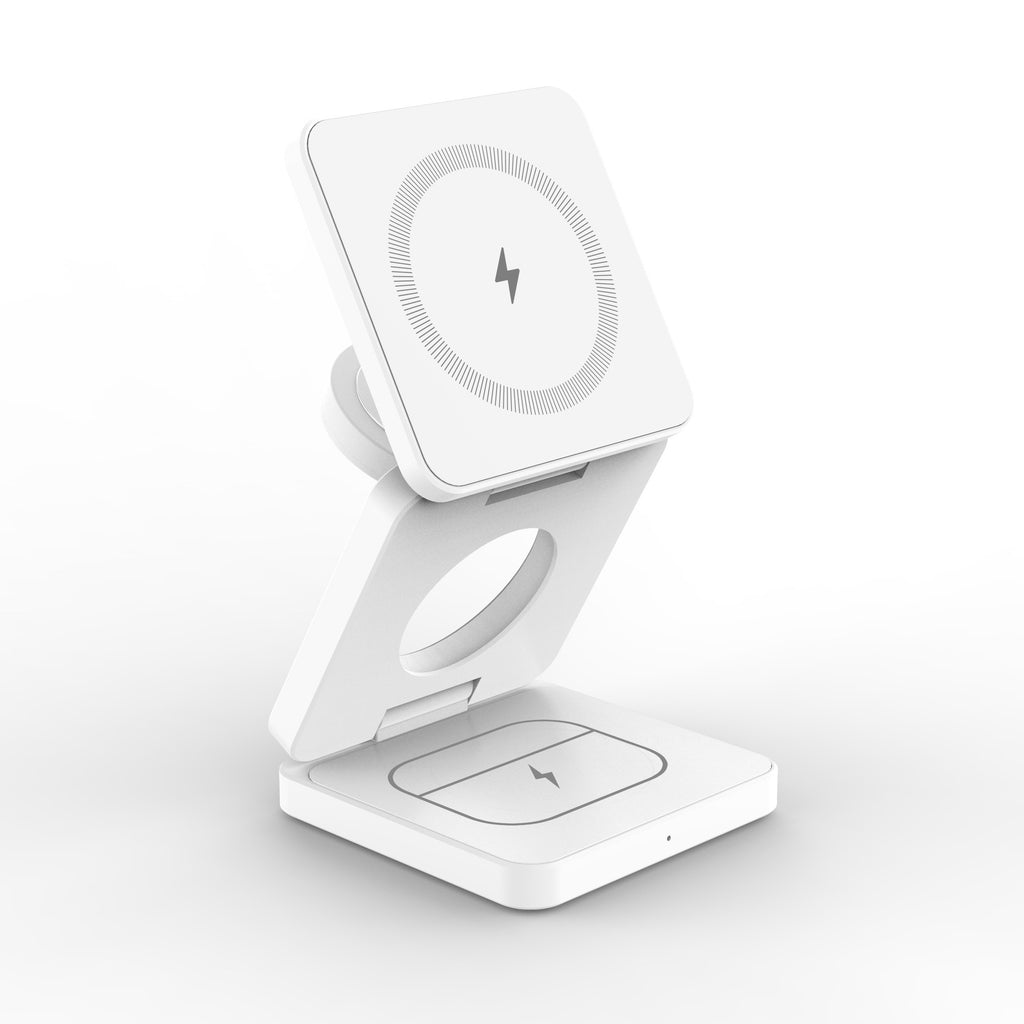 3-in-1 Magnetic Wireless Charger for iPhone Apple Watch Earbuds