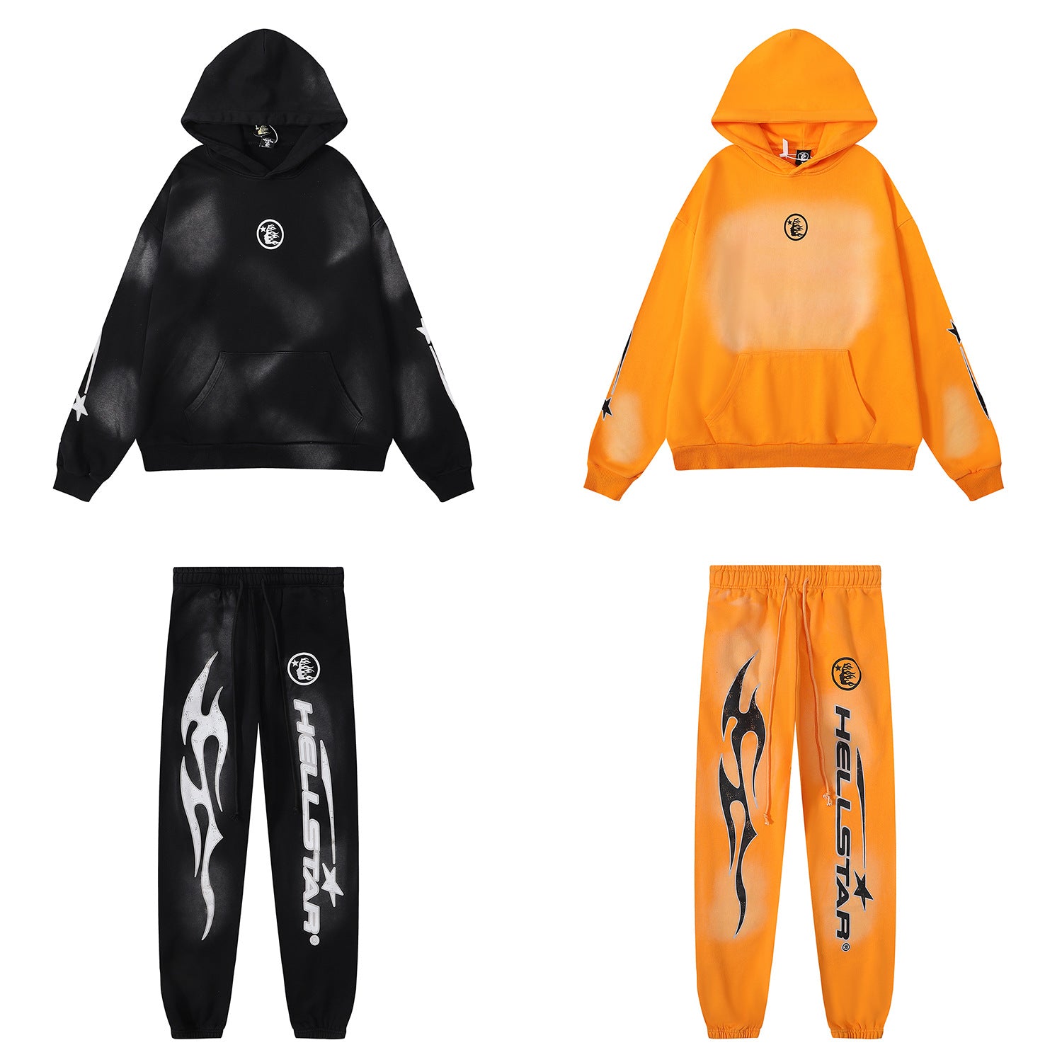 Retro-loose Hooded Sweatshirt