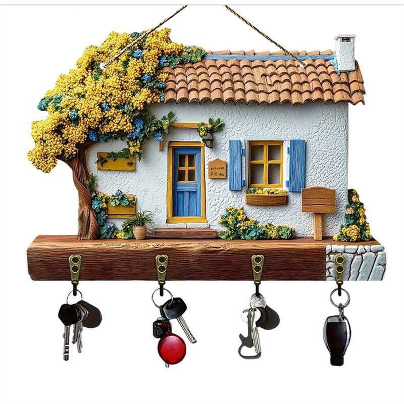 2D Wood Key Hanger