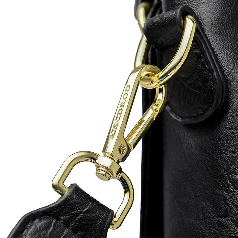 Genuine Soft Leather Shoulder Crossbody Tote Messenger Bag Large Capacity