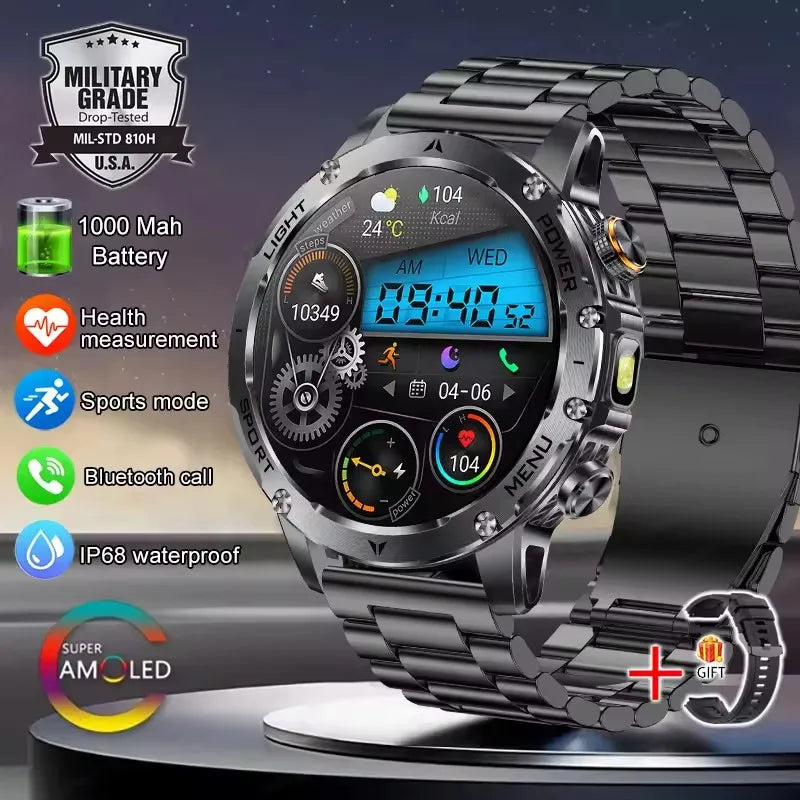 T-Rex 3 Military Grade Smart Watch IP68 Waterproof GPS/ Bluetooth