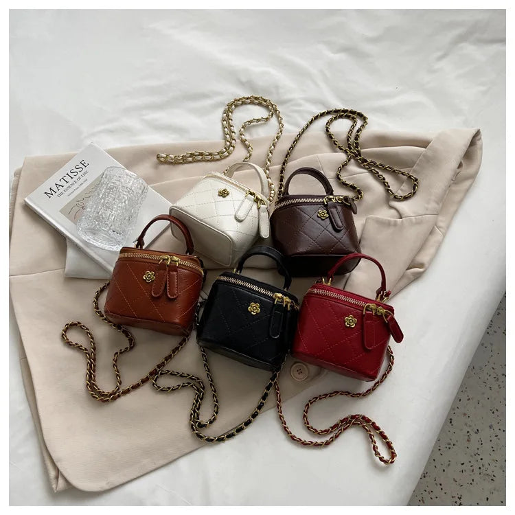 Small Shoulder Bucket Crossbody Bag
