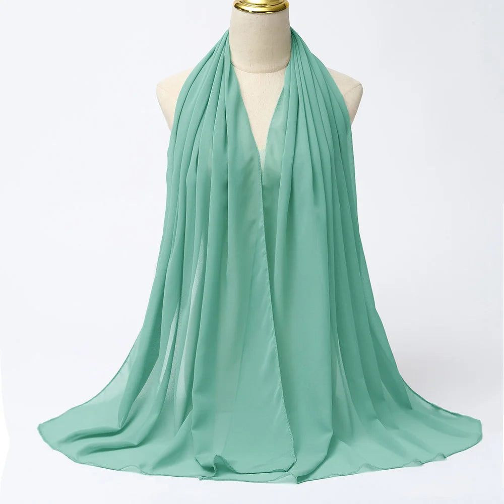 Chiffon Hijab Scarf Long Head Wrap