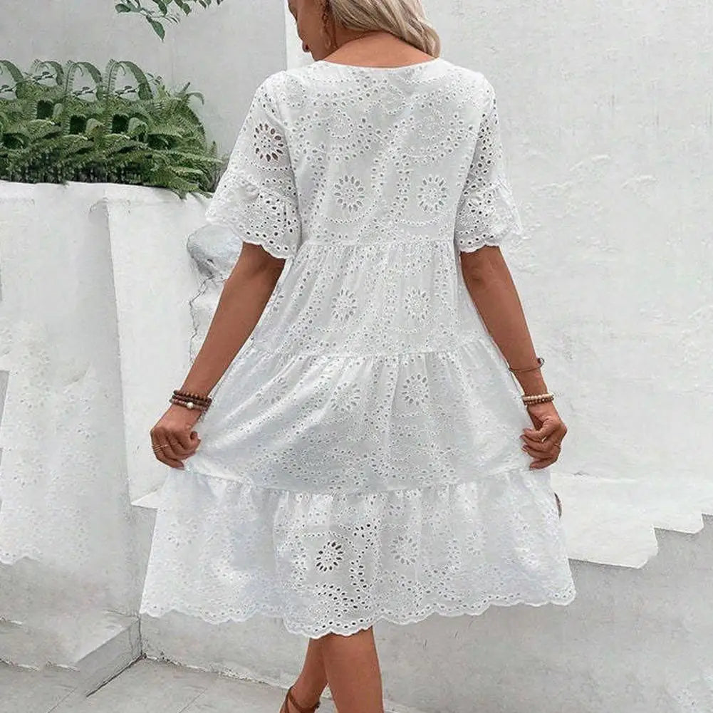 Long Casual Mid-Calf Summer Dress