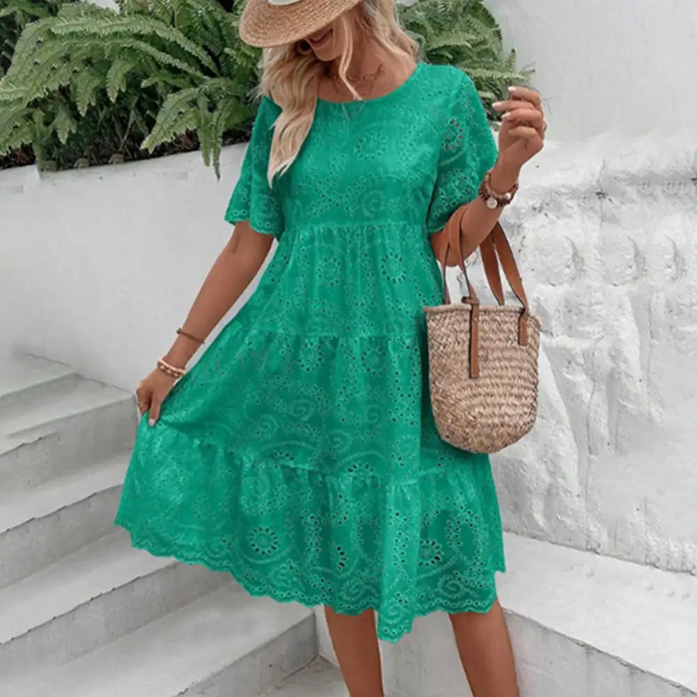 Long Casual Mid-Calf Summer Dress