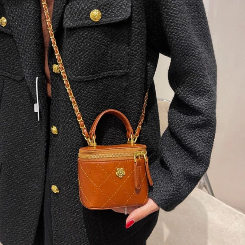 Small Shoulder Bucket Crossbody Bag