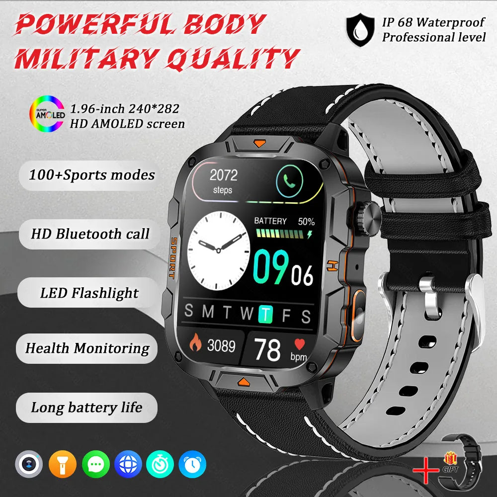 Military Grade Smart Watch AMOLED