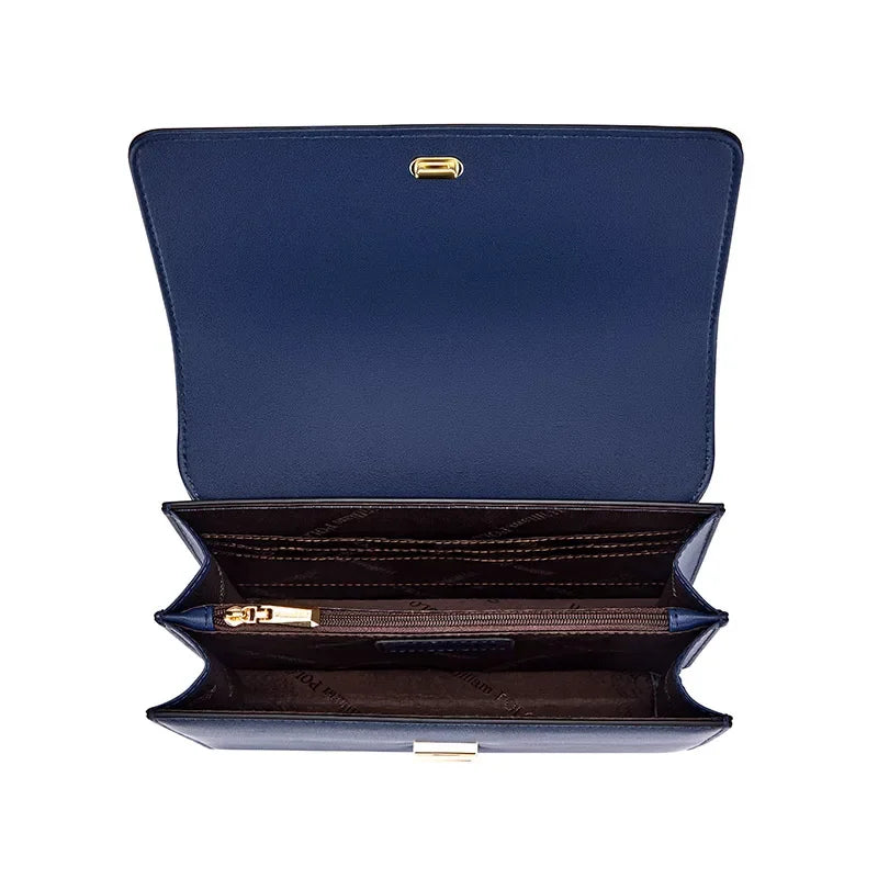 Chain Shoulder Women's  Crossbody Leather Bag (WILLIAMPOLO)