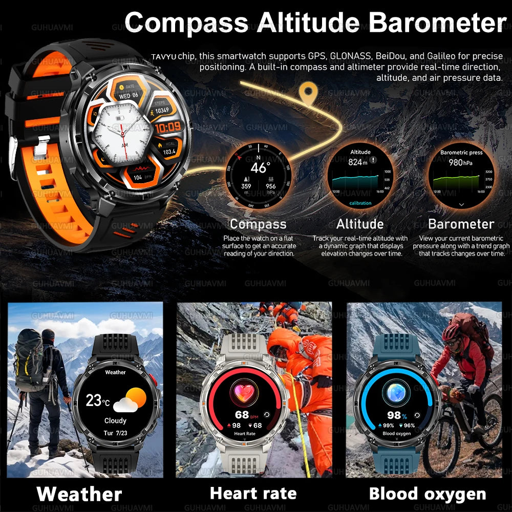 MilitaryT-Rex3 Ultra GPS Track Smart Watch