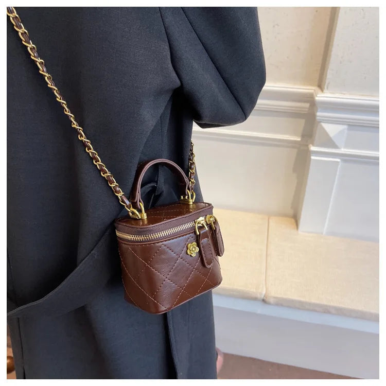 Small Shoulder Bucket Crossbody Bag