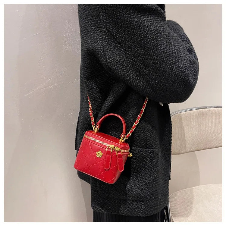 Small Shoulder Bucket Crossbody Bag
