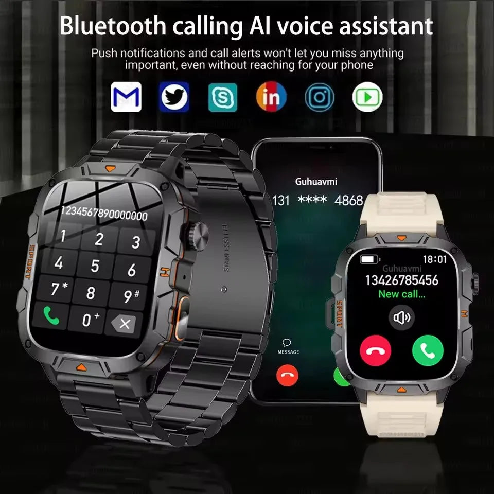 Military Grade Smart Watch AMOLED