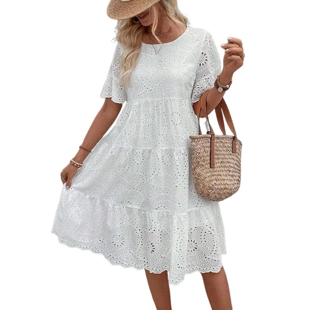 Long Casual Mid-Calf Summer Dress