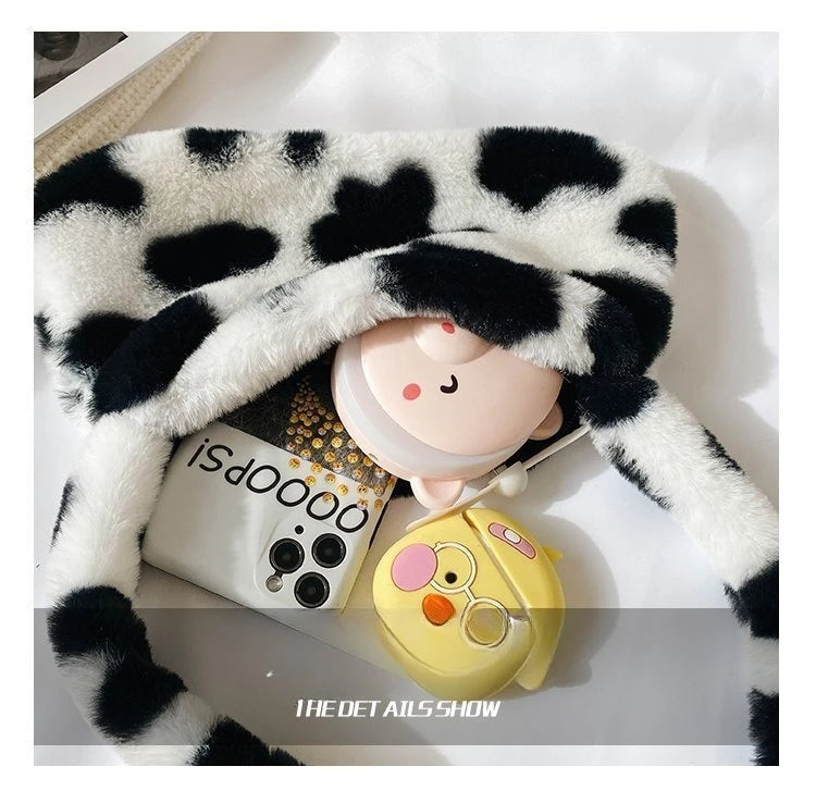 New Fluffy Totes Soft Plush Shoulder Underarm Bag Solid Color Purse Autumn Winter Handbag Women Lady Fashion Storage Pouch