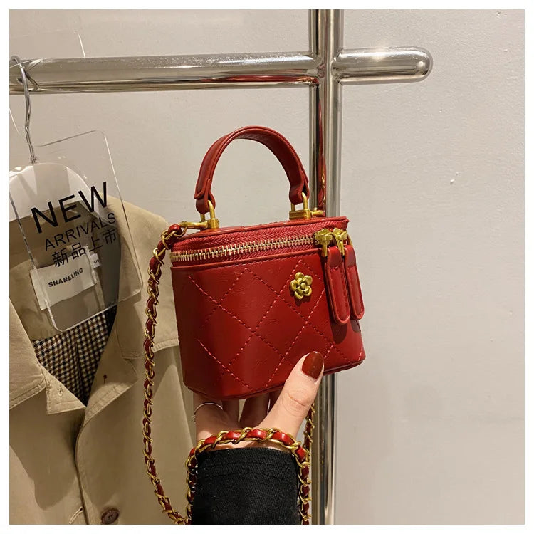 Small Shoulder Bucket Crossbody Bag