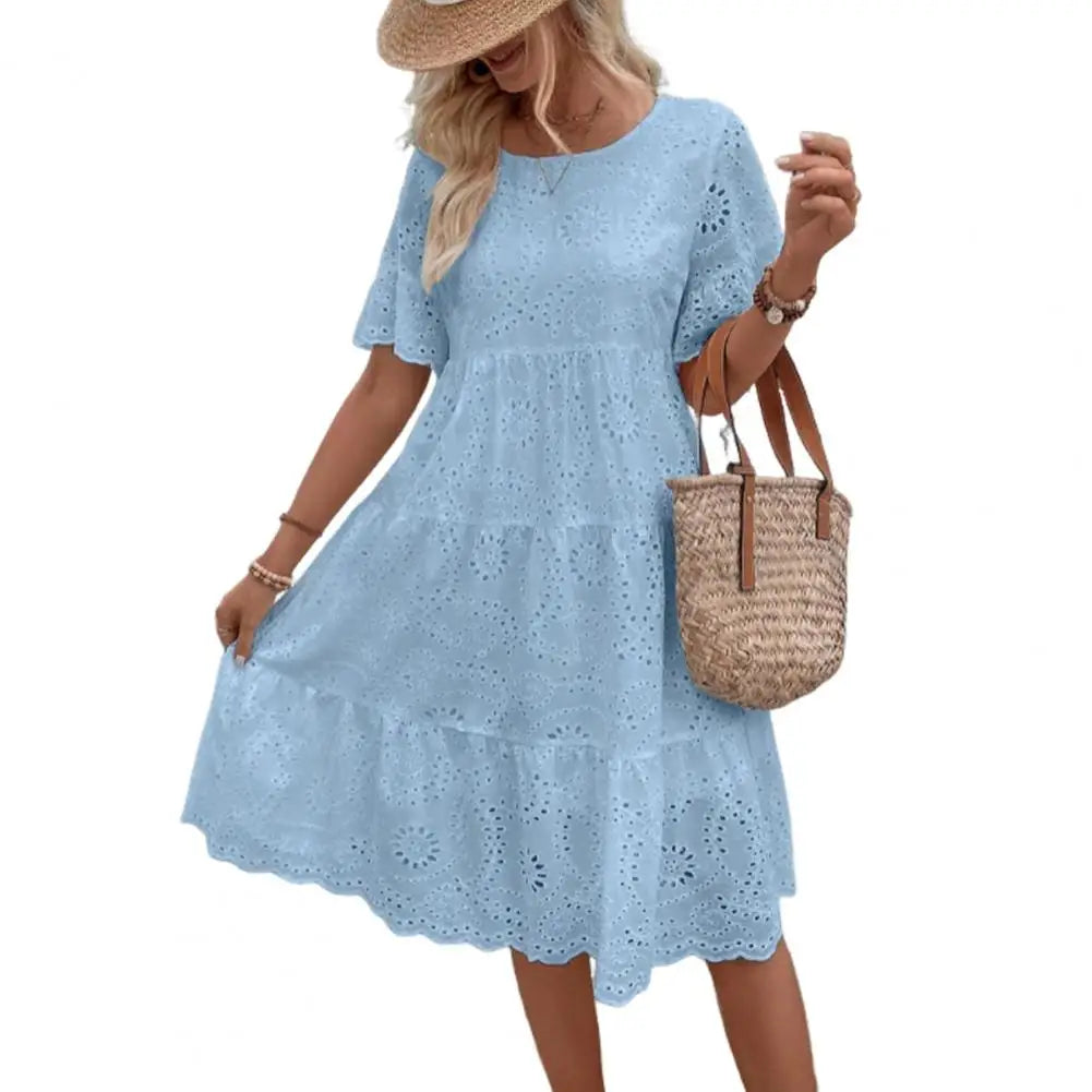 Long Casual Mid-Calf Summer Dress