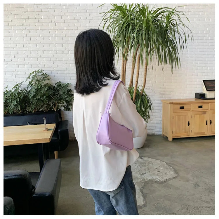 Retro Totes Bags for Women 2022 Trendy Vintage Handbag Female Small Subaxillary Bags Casual Retro Mini Shoulder Bag