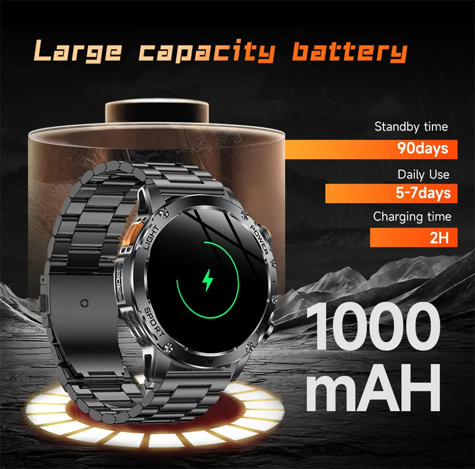 T-Rex 3 Military Grade Smart Watch IP68 Waterproof GPS/ Bluetooth