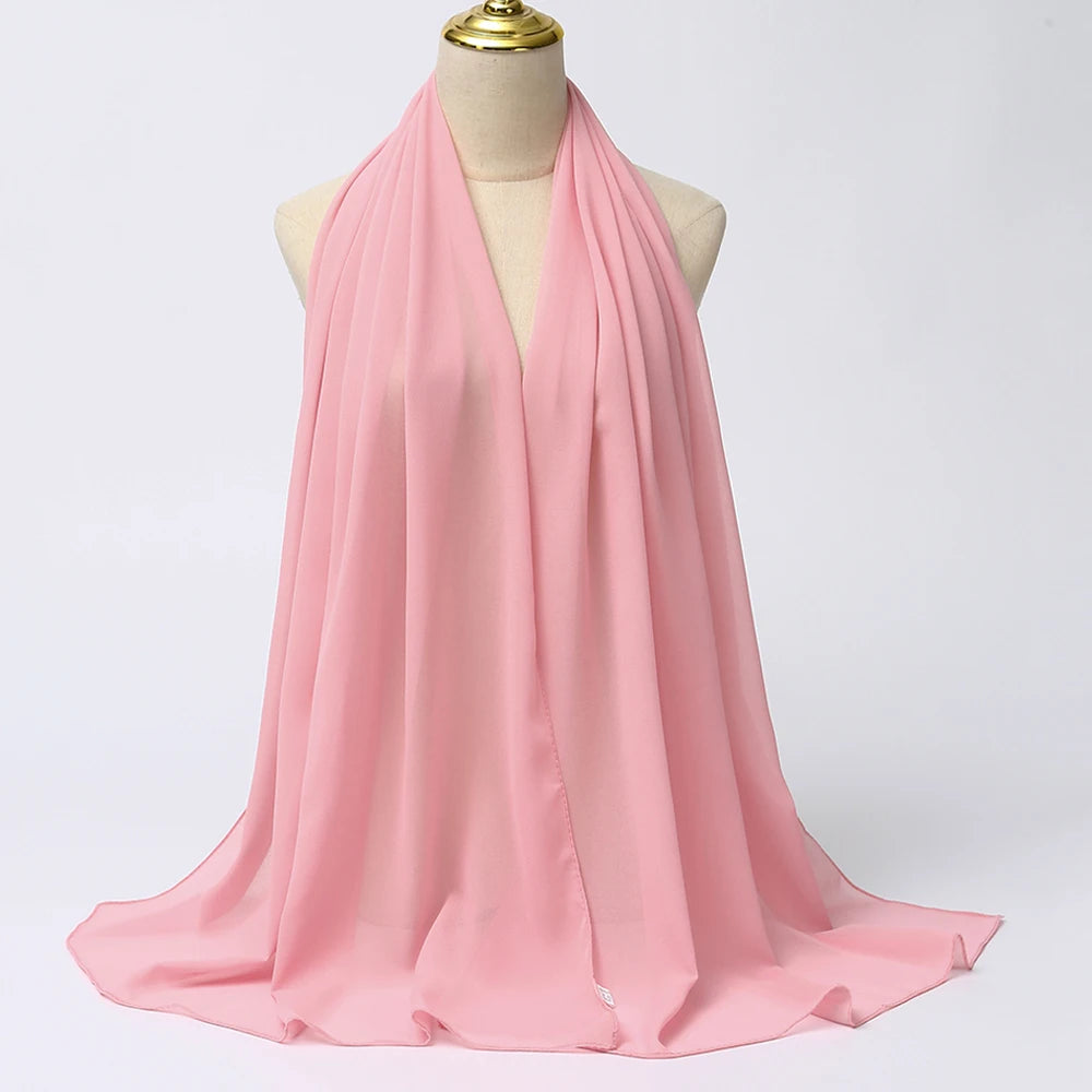 Chiffon Hijab Scarf Long Head Wrap