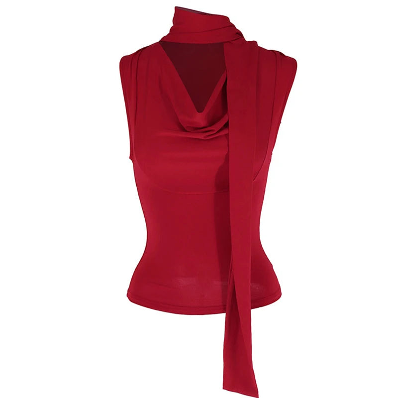 Sexy Sleeveless Top Fashion Streetwear