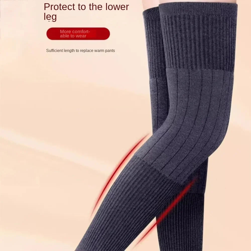 Leg Warmer with Wool Kneepad