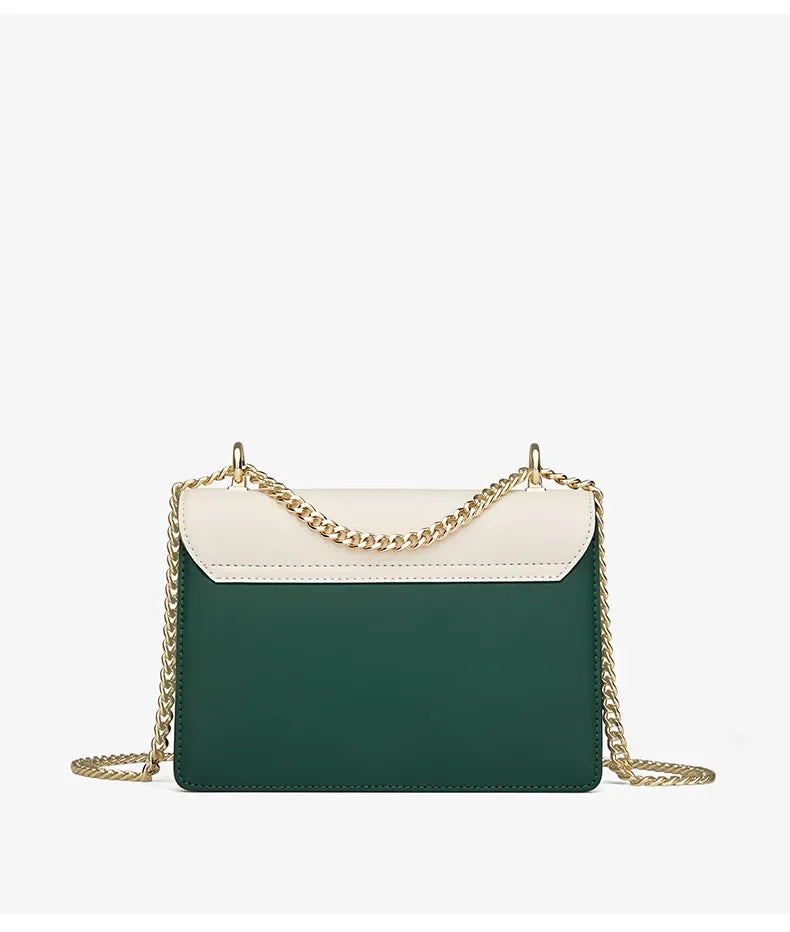 Chain Shoulder Women's  Crossbody Leather Bag (WILLIAMPOLO)