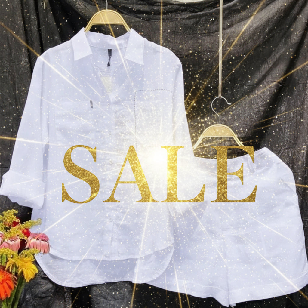 🙋Long Sleeve & Shorts Cotton Linen Casual Set for Women💥💯