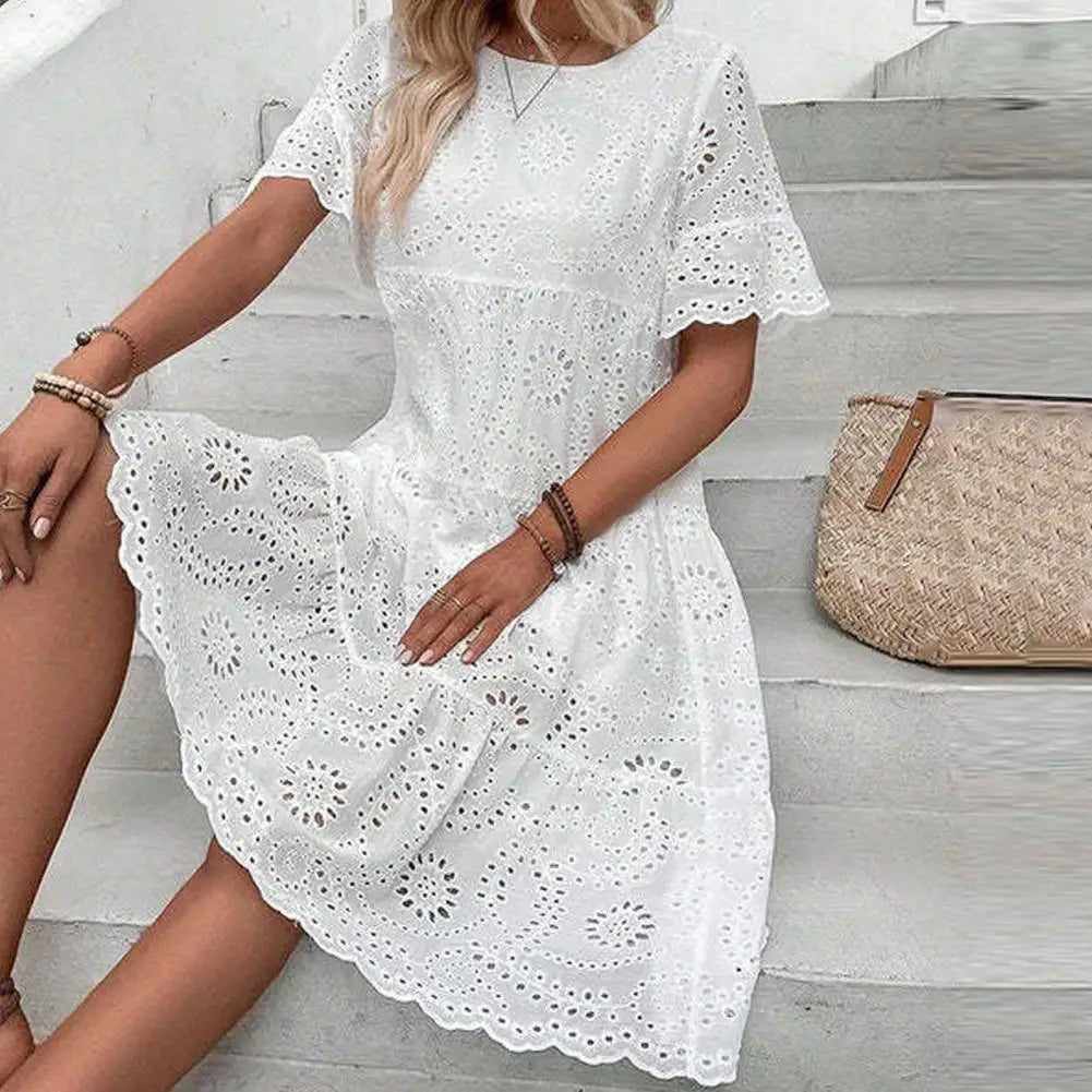 Long Casual Mid-Calf Summer Dress