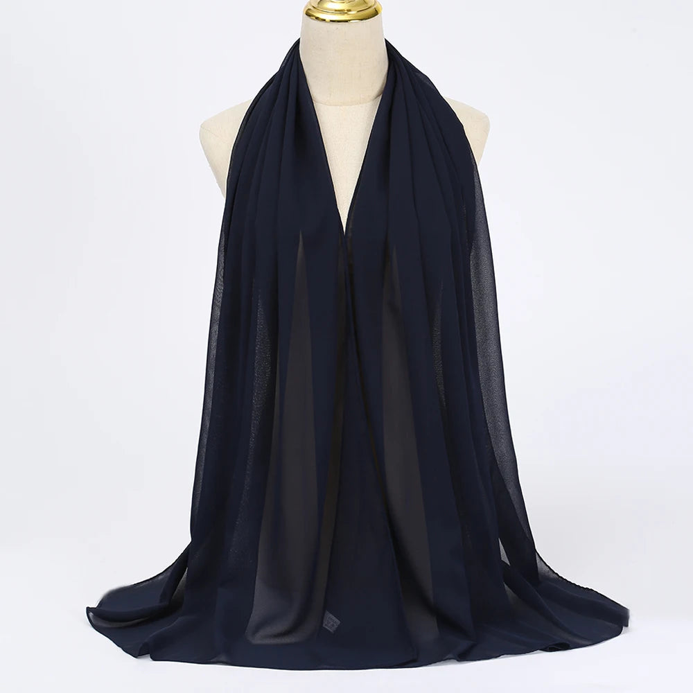 Chiffon Hijab Scarf Long Head Wrap