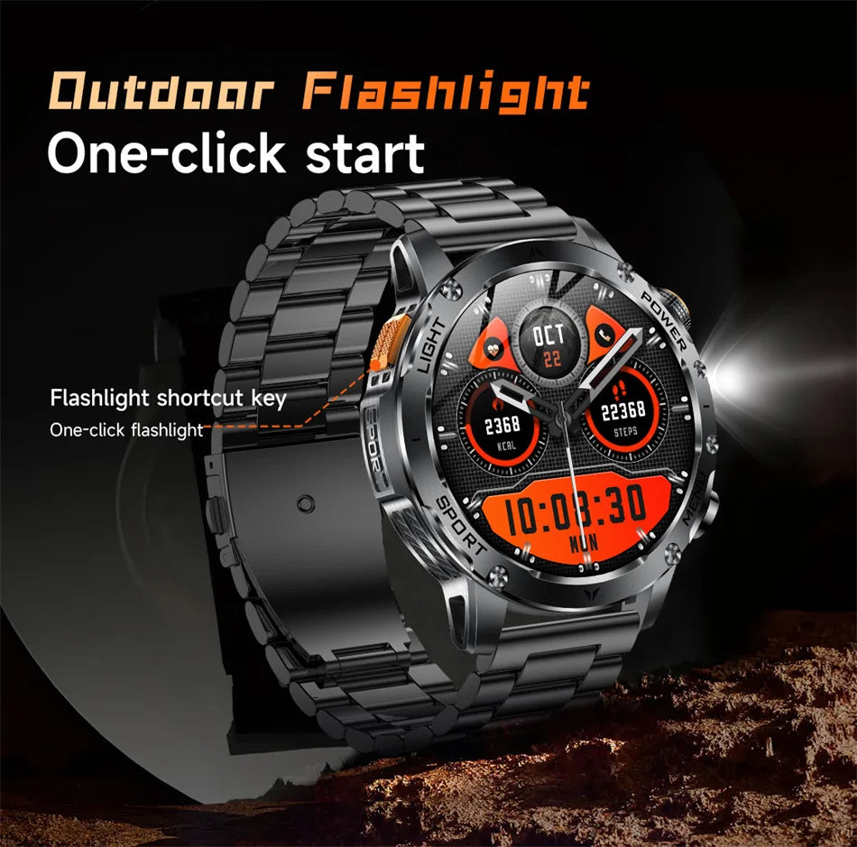 T-Rex 3 Military Grade Smart Watch IP68 Waterproof GPS/ Bluetooth
