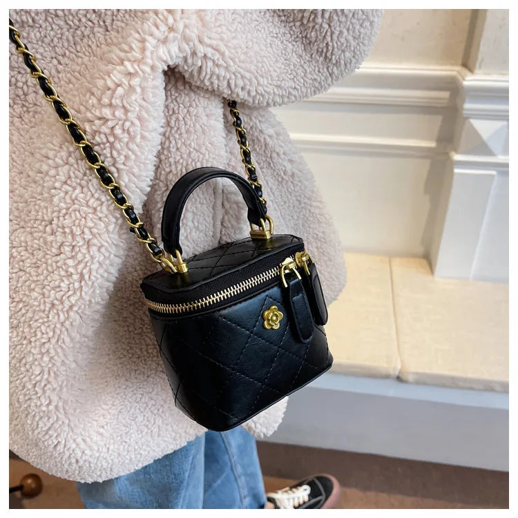 Small Shoulder Bucket Crossbody Bag