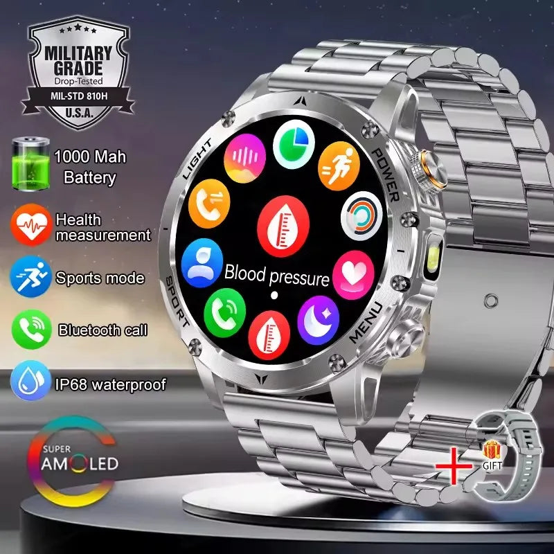 T-Rex 3 Military Grade Smart Watch IP68 Waterproof GPS/ Bluetooth