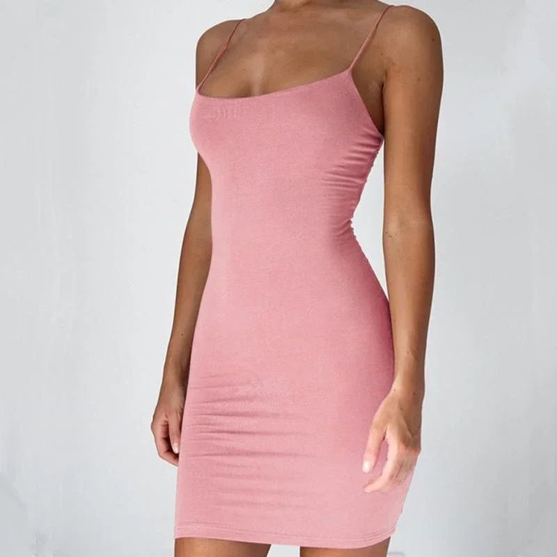 Spaghetti Strap Sexy Dress