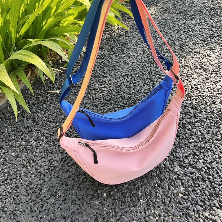 Simple Design Women's Messenger Bag Fashion Ladies Nylon Hobos Small Shoulder Bags Vintage Female Girls Purse Cloth Handbags
