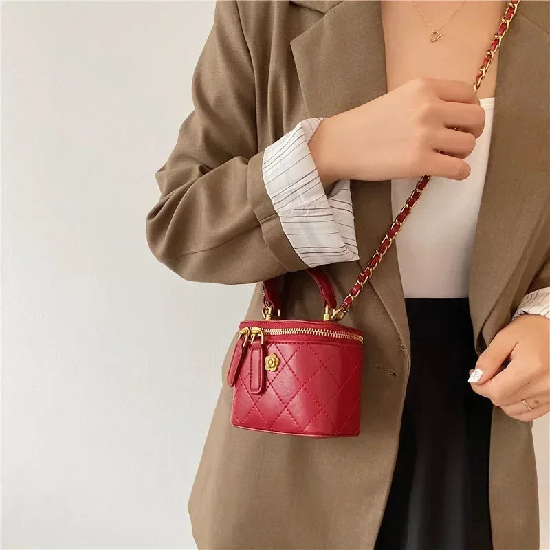 Small Shoulder Bucket Crossbody Bag