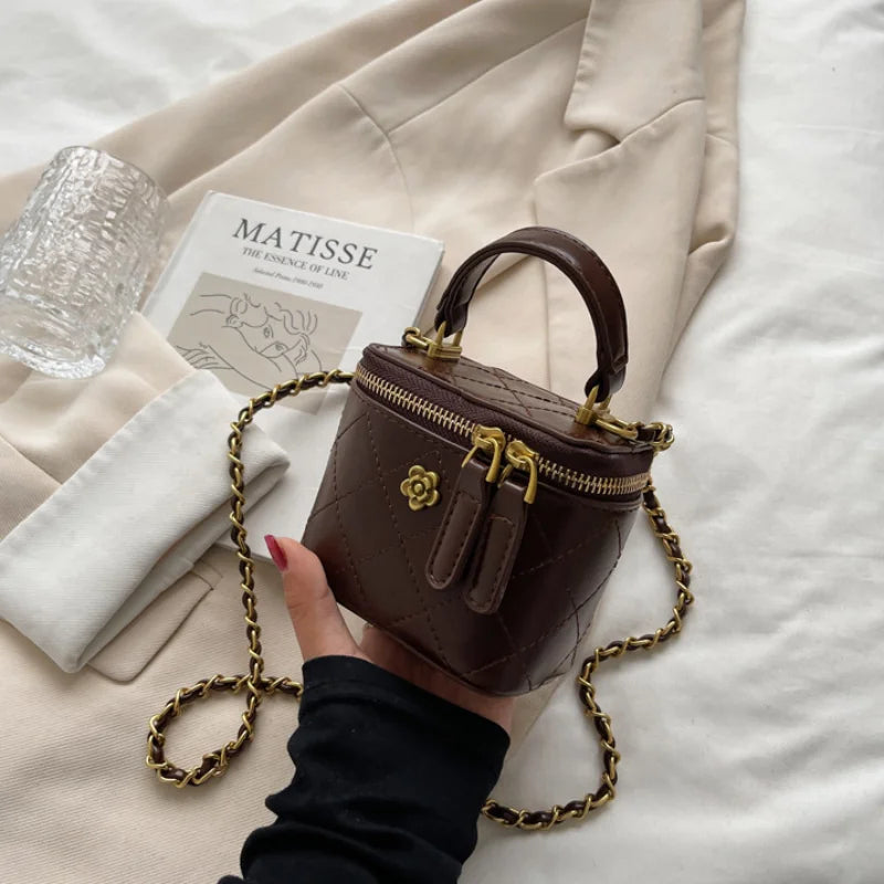 Small Shoulder Bucket Crossbody Bag