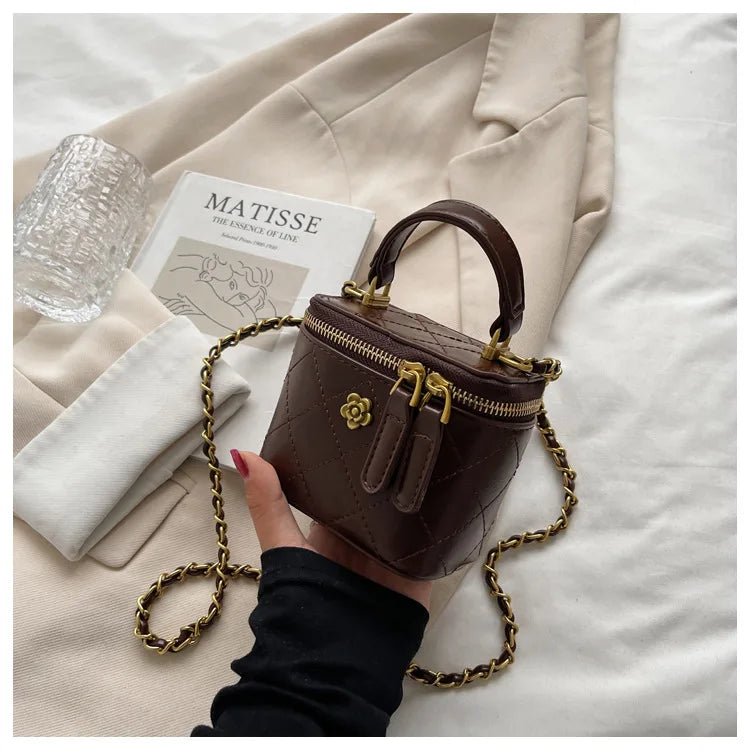 Small Shoulder Bucket Crossbody Bag