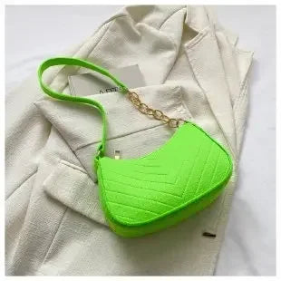 Felt Mini Shoulder Bags for Women Underarm Bags Texture Solid Color Casual Handbags Female Light Crossbody Bags