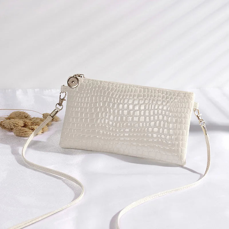 Mini Pu Fashion Women Shoulder Bag Messenger Bag Designer Luxury Crocodile Pattern Phone Bag Coin Purse Girls Handbag Tote Bag
